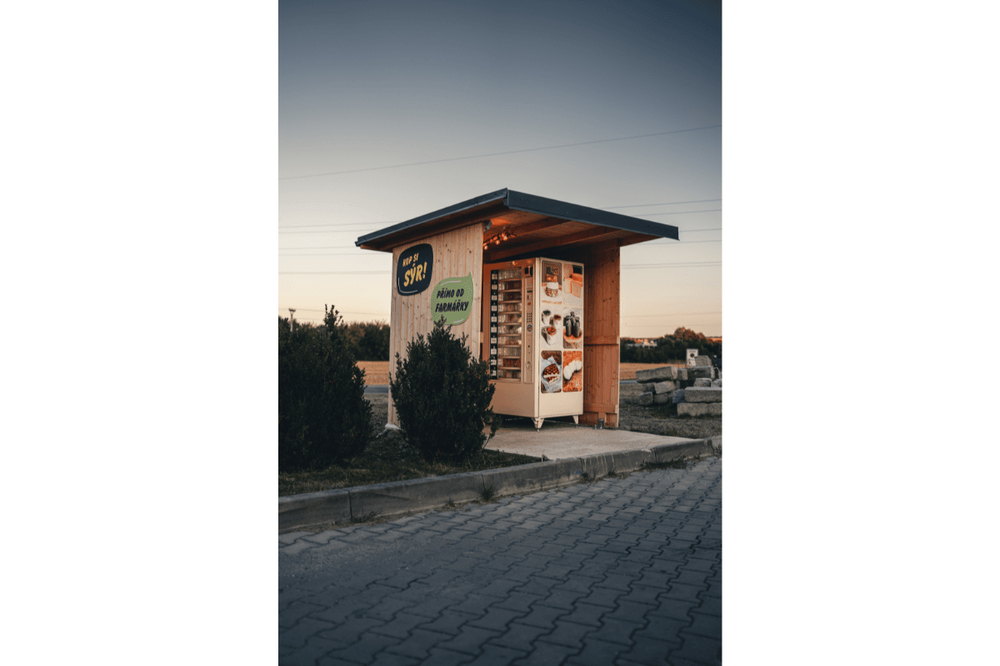 Automat na produkty z Farmy Člupy, foto Farma Člupy Automat na produkty z Farmy Člupy