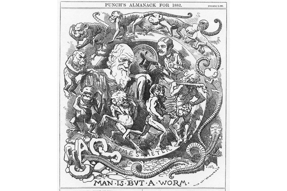 Man is but a Worm. Foto: Punch Magazine Man is but a Worm